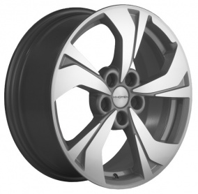 Диск Khomen 1724 7x17 5*114,3 Et:48 Dia:67,1 F-Silver-FP