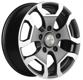 Диск Khomen 1725 6,5x17 5*139,7 Et:35 Dia:98,5 Gray-FP