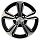 Диск Khomen 1502 6 x 15 4*100 Et: 50 Dia: 60,1 BLACK-FP