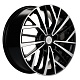 Диск Khomen 1717 7x17 5*114,3 Et:37 Dia:66,6 Black-FP